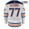 Camisola Edmonton Oilers OSCAR KLEFBOM 77 Adidas Branco Authentic - Criança